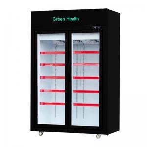 Buy cheap Supermarket Upright Freezer with Glass Doors on Wheels Blast Freezer product