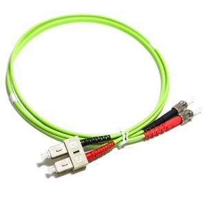 Buy cheap Fibre Optic Cable Multimode ST Duplex MM OM2 50/125 3.0mm Fiber Patch Cord ST-LC UPC, 1M/2M/3M/5M/10M product