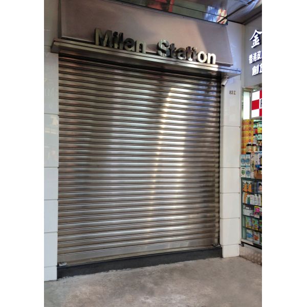 Automatic Stainless Steel Rolling Door , Security Warehouse Roller Shutter Doors