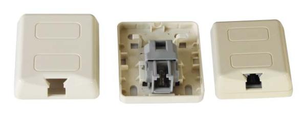 Quality 2-wire phone jack connector protected with gel for sale