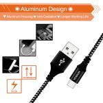 Max 2.4A Braided USB Cable USB 2.0 To Type C 3.1 With USB C Reversible Connector