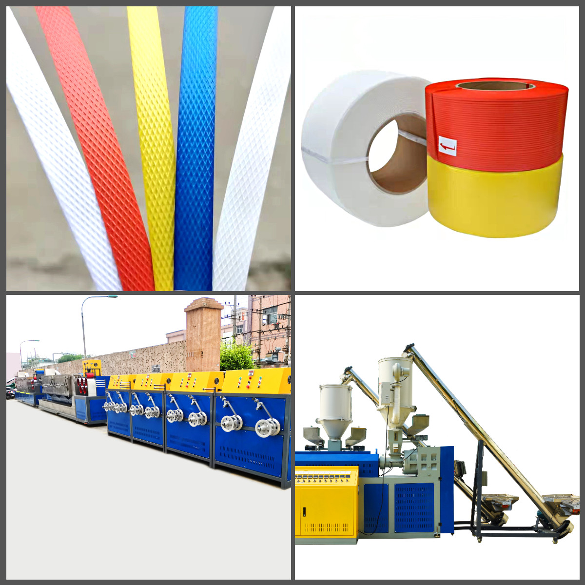 recycled crushed Polyester PP Strap Band Extrusion Line Dispenser
