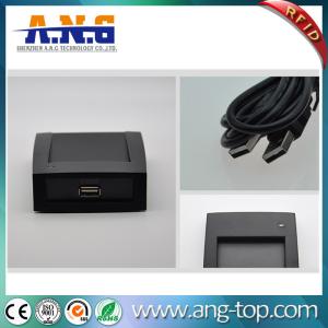 China FDX-B 134.2KHz animal microchip tag RFID desktop LF reader with USB on sale