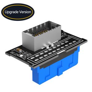 Buy cheap Vertical USB 3.1 Front Panel Socket Key-A Type-E to USB 3.0 for Speed Data Transfer product