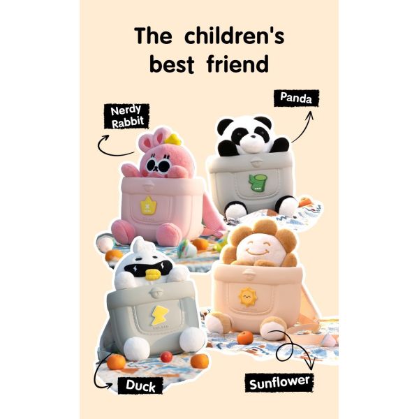 Supercute OEM Small Childrens Backpack Gift Kawaii Plush Toy Backpack