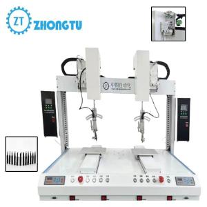 Buy cheap Camera-Equipped Precision Automatic Soldering Machine for 1-2mm Soldering Capacity and 0.4-0.6MPA Air Source product