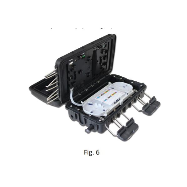 IP65 1x8 LGX PLC Fiber Splitter Distribution Box