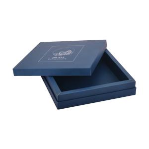China Blue Chocolate Paper Boxes , Grey Board Lamination Sweets Packaging Boxes on sale
