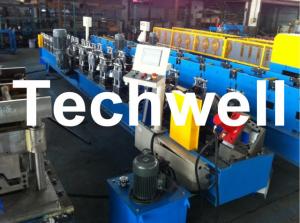 Manaul Hydraulic Decoiler Seamless K Gutter Roll Forming Machine For Rainwater K Gutter