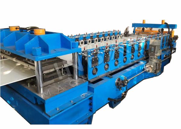 Quality Interchangeable Automatic Roll Forming Machine 0.8mm-1mm For Steel Pallets Shelf Panel for sale