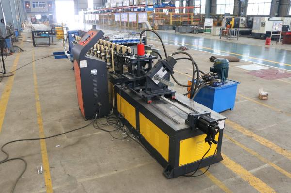 Quality Plc Waterproof Stud And Track Roll Forming Machine With Punching for sale