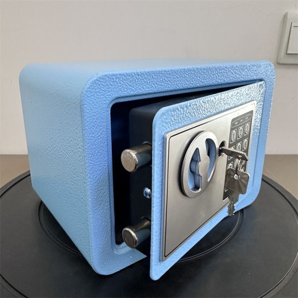 Small Household Mini Steel Safe with Electronic Digital Lock Key Money Bank Security Box