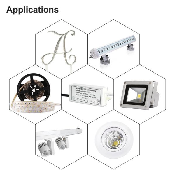 RoHS 640mA LED Constant Current Power , Lightweight Flood Light Driver