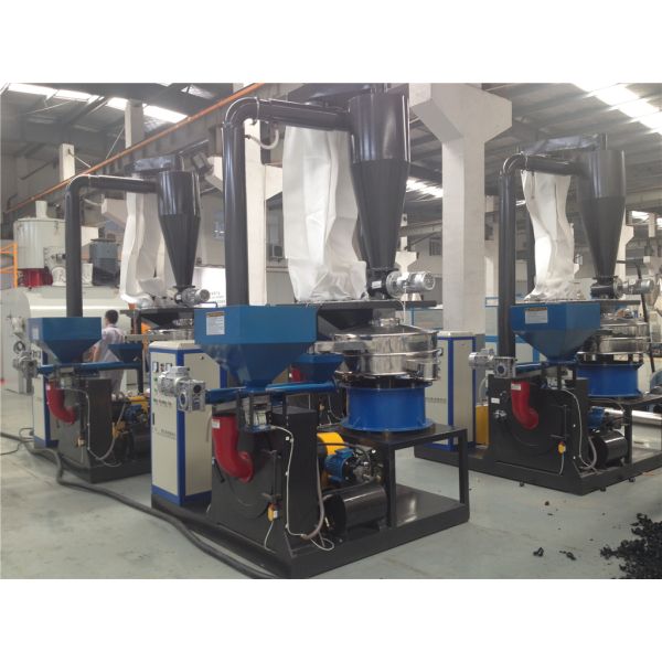 Water Cooling Plastic Auxiliary Machine , PP Pellets Plastic Pulverizer Machine
