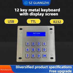 Buy cheap High voltage automatic power off function, stainless steel keyboard with display screen, GZ-Z001075，keynius pinpad product