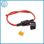 25A 32V 22AWG Cable PCB Mount Fuse Holder Mini Car Micro 2 Inline Fuse Block