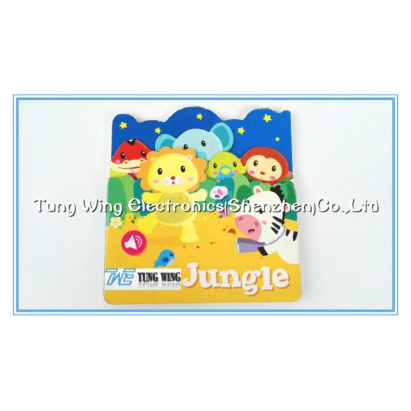 6 PET Button Sound Module For Animal Sound Board Book , Funny baby music book