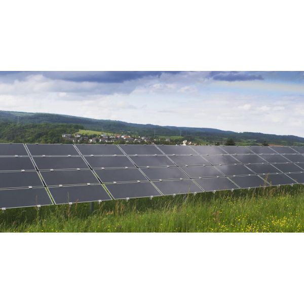 Q235 Steel Photovoltaic Power Plant Flat Solar Panel Mounting Bracket Kit