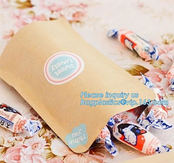 Custom Printing Recycled Brown Kraft Paper Bags,Custom Printed Factory Glassine Paper Bread Small Brown Bag, bagease