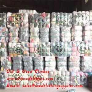 Buy cheap Used Mens T Shirts Second Hand Clothes Selling Sites In Textile Recycling product