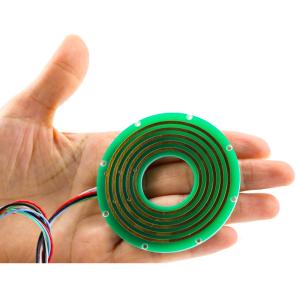 China Small Slip Ring of Flat Type Routing 5A with 2 Circuits on sale