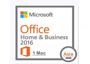 China Microsoft Office Home & Business 2016 Key License For Asia Mac on sale
