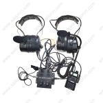 Two set HS-01-S6 headset with intercom Paratrike intercom systercom for autogyro