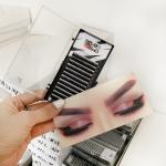 Matte Black Russian Volume Eyelash Extensions Custom Curl Style High Flexibility