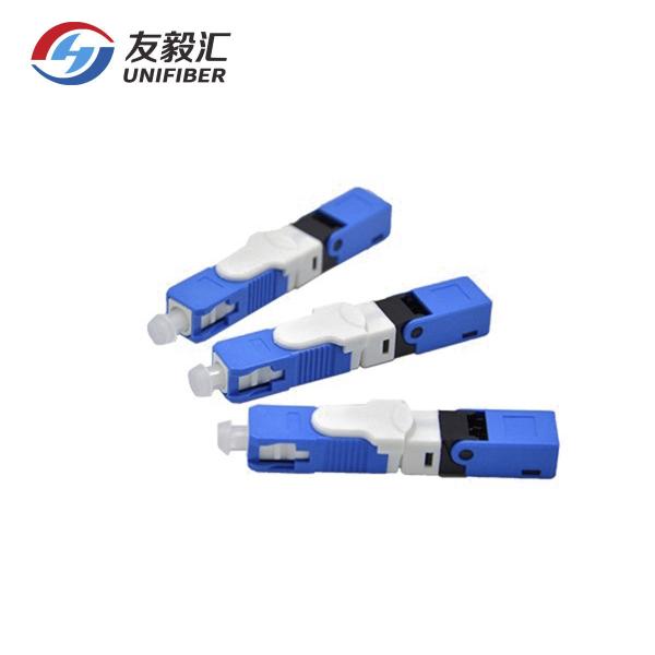 Quality ESC250D FTTH Field Installable Fiber Optic Quick Connector SC/UPC for sale