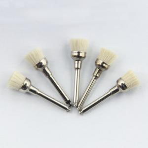 Buy cheap Latch Prophy Cups Dental Polishing Brush Soft Goat Hair White Color Bowl Shape product