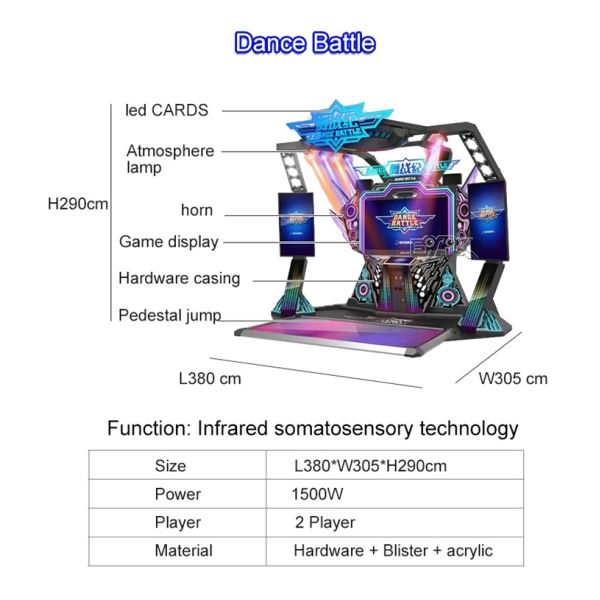 Coin Operated Super Audition Music Game Dance Battle Dance Game Machine