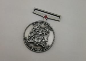 China 3D Zinc Alloy Die Casting Custom Awards Medals , Antique Police Medal on sale