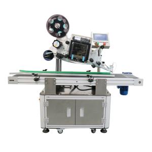 Buy cheap Automatic Labeling Machine for Flat Object Sticker Printing Garment Label Bar Code Cosmetic Food Cloth Fabric Video Outgoing-Inspection Provided product