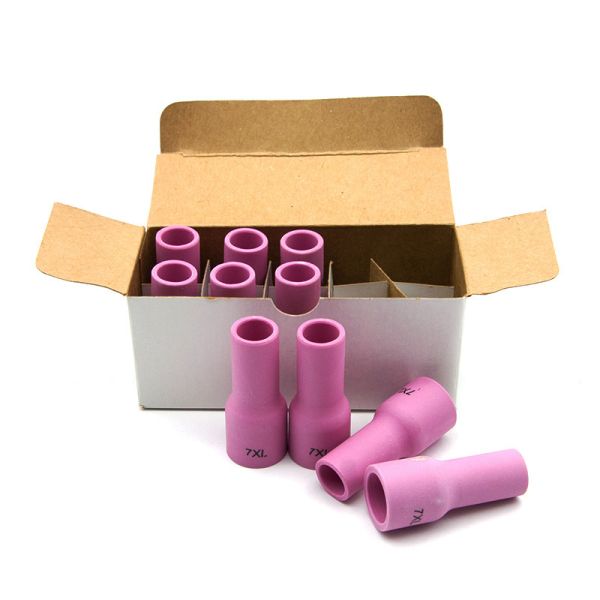 Ceramic Welding Torch Parts Welding Nozzle 10N49L 10N48L 10N47L For Wp17 18 26 Tig Torch