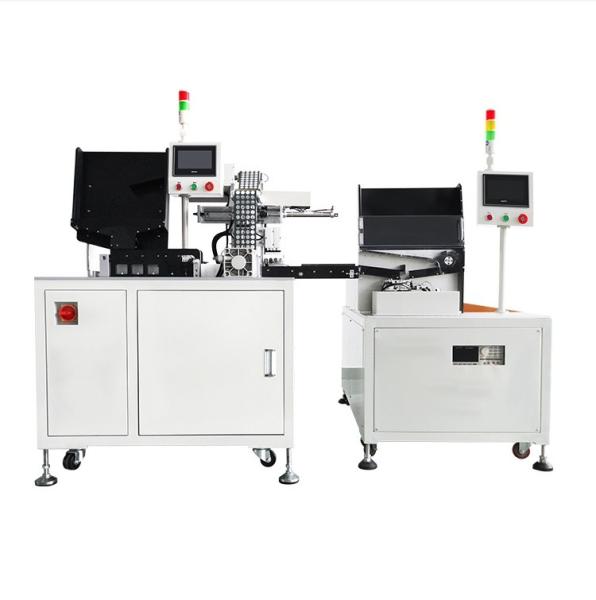 Quality Battery Making Machine 2 In 1 For 18650/26650/32650 Lithium Battery Cells Sorting And Insulation Paper Sticking for sale