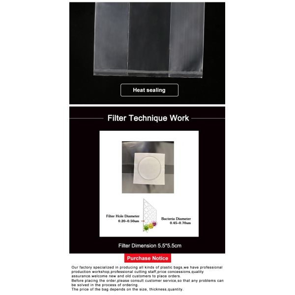 Mushroom Grow Bag For Spawn/Mushroom, GROW BAGS, NURSERY PLANTER, SEED HYDROPONICS, Grow Bags, Garden Patio Plant Flower