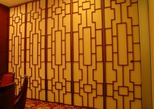 China Plywood Museum Folding Sound Dampening Panels , Sound Proof Partition Walls For Exhibition on sale