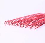 23 Spirals Double Loop Binding Wire Metal Material Electroplated