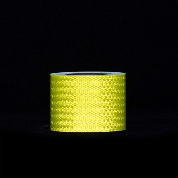 Self Adhesive Crystal Lattice Checkered Reflective Conspicuity Tape For Safety Marking