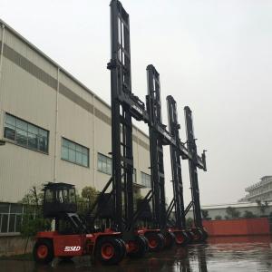 Empty container handler forklift truck