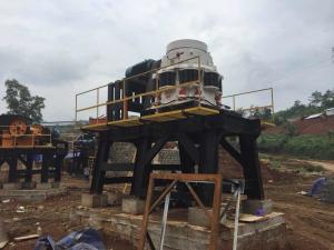 Metallurgy Mining Rock Crusher 260mm Feed Spring Cone Crusher