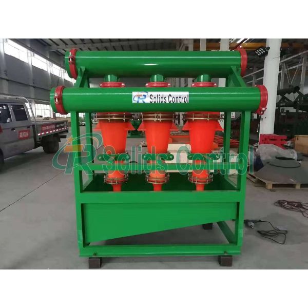 Hydrocyclones Drilling Mud Desander 0.25 - 0.4mpa 3nos 10inch
