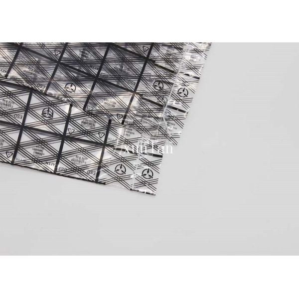 Electric Conduction Moisture Barrier Bag Plastic Film For Shipping PC Board