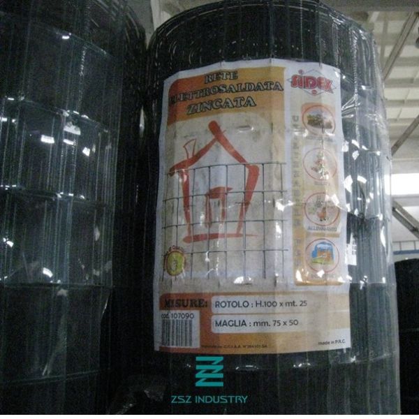 Pvc Coated Wire Mesh Fence Roll Green Color For Protection / Building