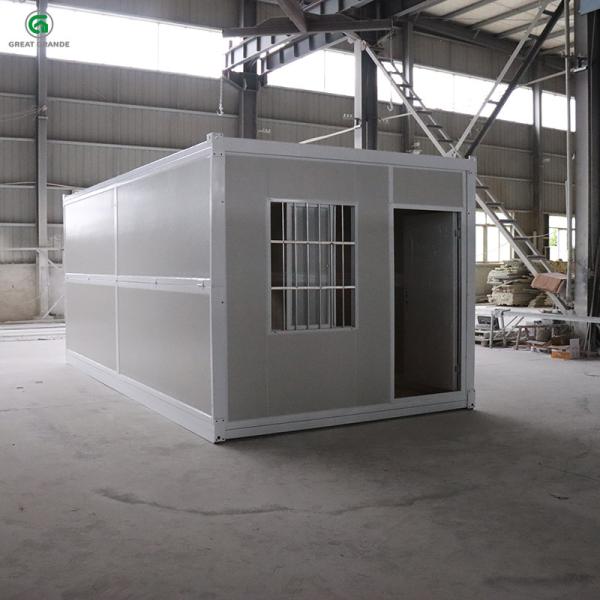Quality Thermal Insulated Temporary Prefab Folding Container House Office for sale