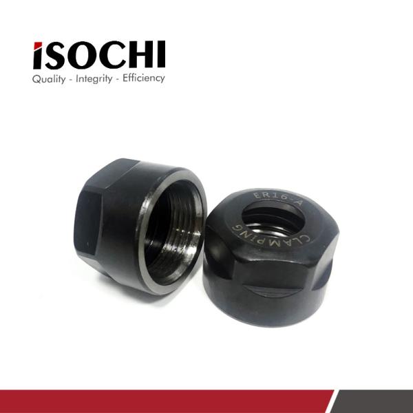 Quality Spindle Collet Nut Outer Dia 19mm M14*P0.75 Height 11mm ER11 Hexagon Nut A Type for sale
