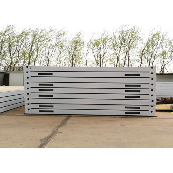 Red Brown Color Modern Container House Wooden Wall Panel With Single Office