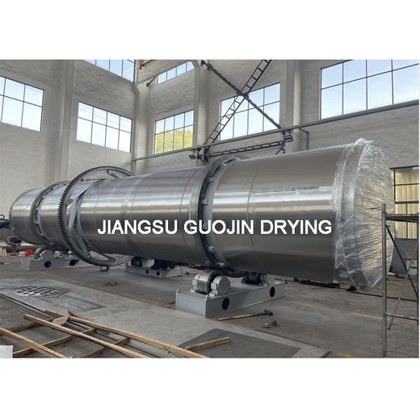 Direct Heating Rotary Drum Dryer Large Capacity 2x20M For Sewage Sludge