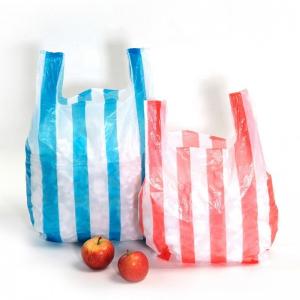 Buy cheap Custom Size Biodegradable T Shirt Grocery Shopping Plastic Bags with Gravure Printing product