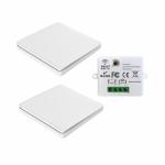 ABS Wireless Remote Control Switch 86*86*32mm For Easy Operation no need battery